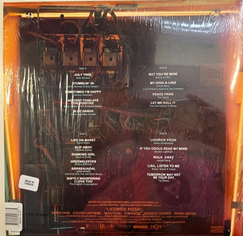 Licorice Pizza LP Album vinyl record double OST on Limited Red compialtion - Image 2 of 4