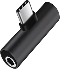 2 in 1 Type-C USB C to 3.5mm AUX Audio Headphone Jack Adapter Charger Cable New