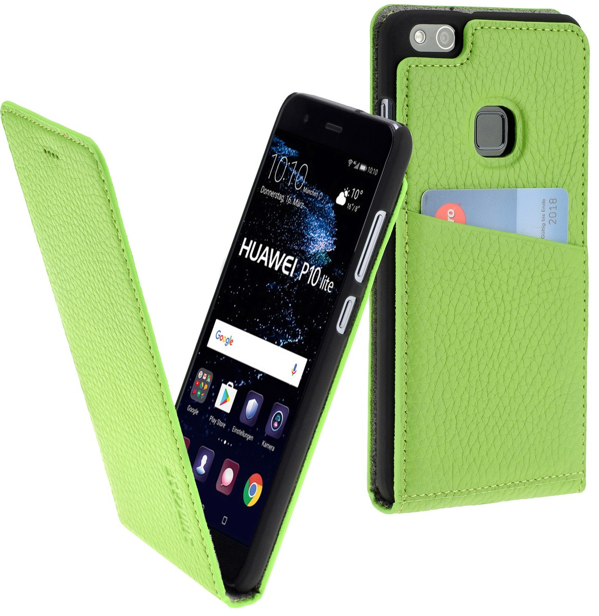 Huawei P10 Lite Leather Flip Case Cover Protective Phone Case in