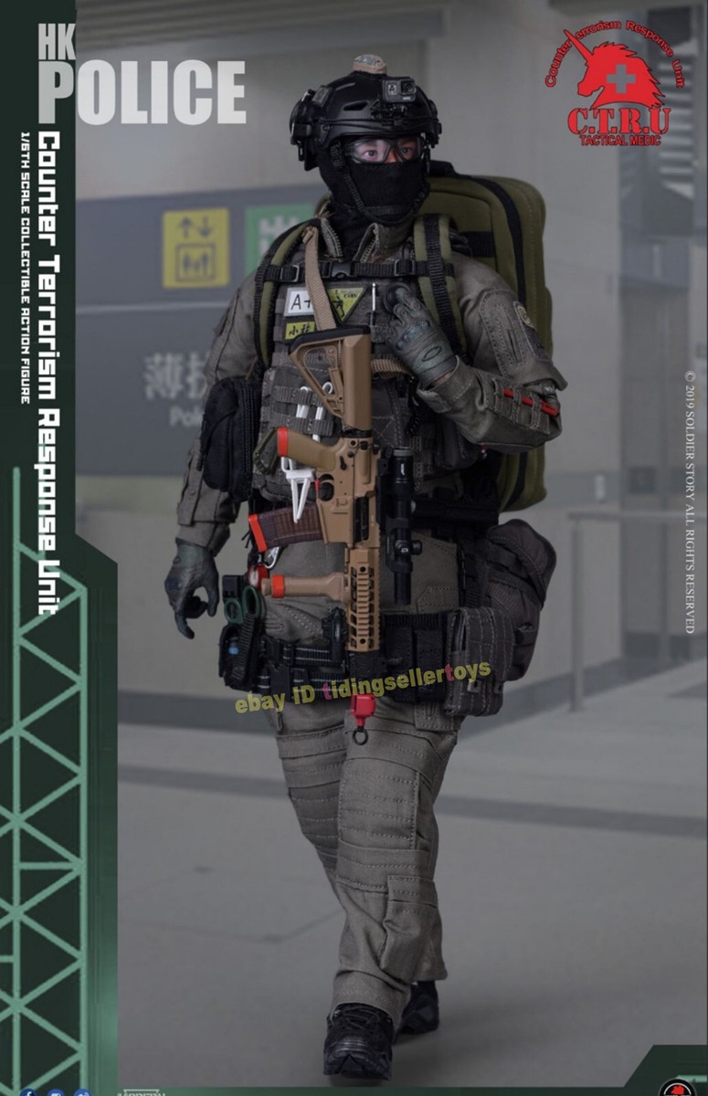 カ*オ様 HK POLICE1/6 1:6 Hong Kong Police Short Sleeved Uniform Suit For 12