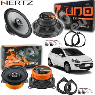 Kit 4 Casse Altoparlanti Hertz Anteriori e Posteriori per Fiat Grande Punto