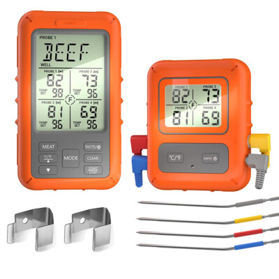 Grill Thermometer Wireless Meat Thermometer Funk Grillthermometer für BBQ Küche