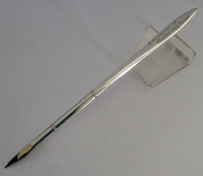 ENGLISH STERLING SILVER MARLBOROUGH HOUSE DIP PEN OPENER 1928 ANTIQUE