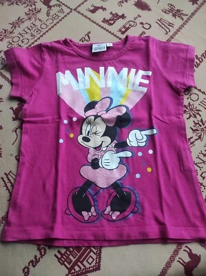 T-shirt Disney Minnie fuchsia 3 ans - Photo 1/2