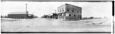 view of an unidentified commercial street in the Imperial Valley C - Old Photo