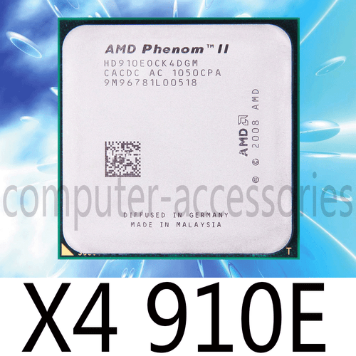 AMD Phenom II X4-910E 2.6 GHz Quad-Core Socket AM3 CPU Processor - Picture 1 of 1