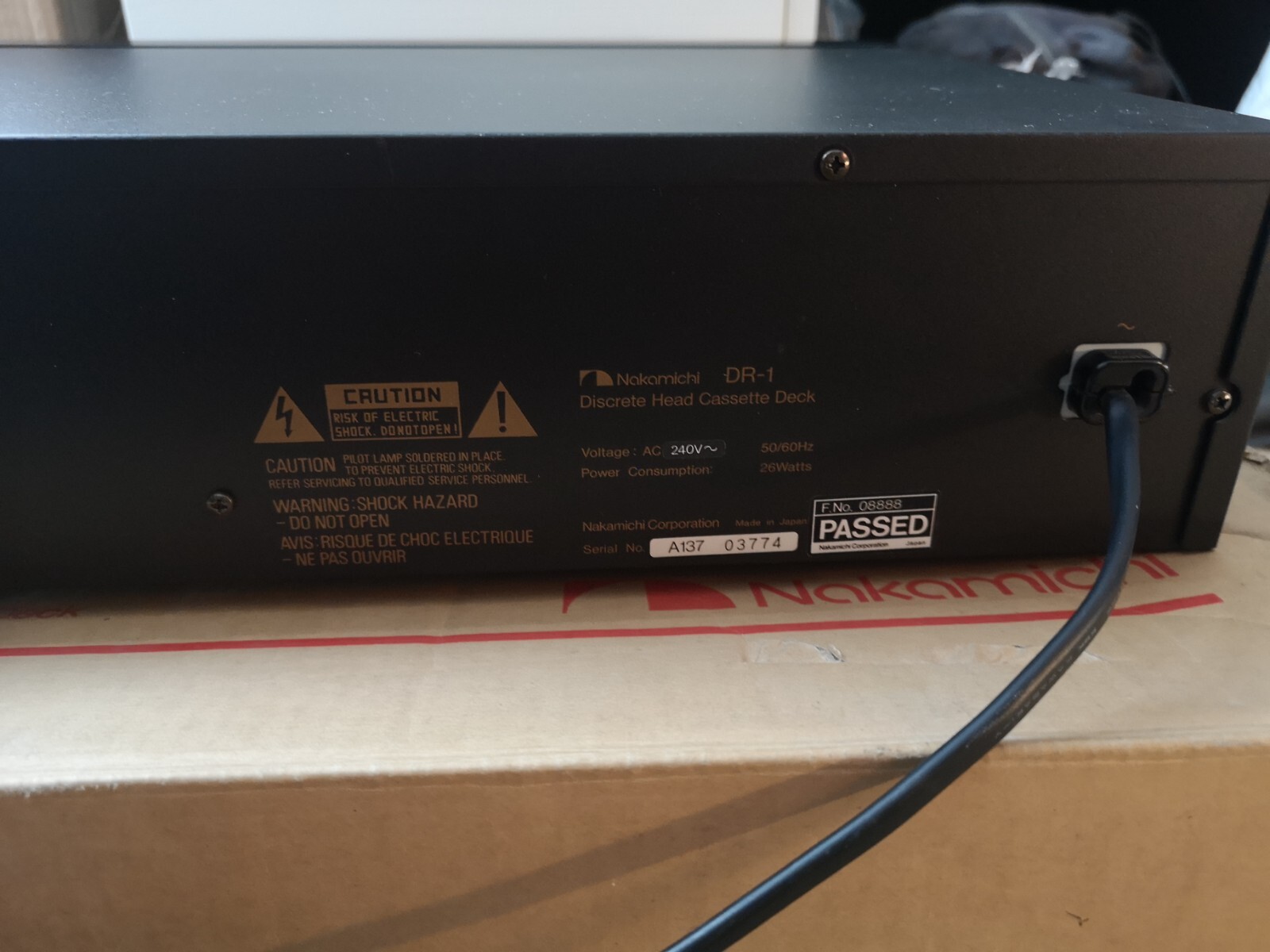 Nakamichi DR1 3head cassette deck eBay