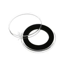 5 AirTite 27mm Black Ring Coin Holders 1/2oz Gold Eagle, 1/2oz Gold Britannia