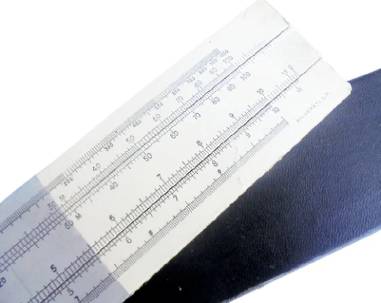 SILVERAY CT slide ruler Original 1970s in it's box