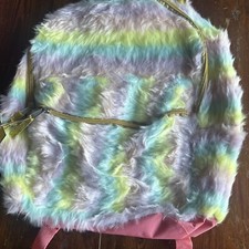 Backpack Wonder Nation 16" Floral Swirl Pale Rainbow NwT