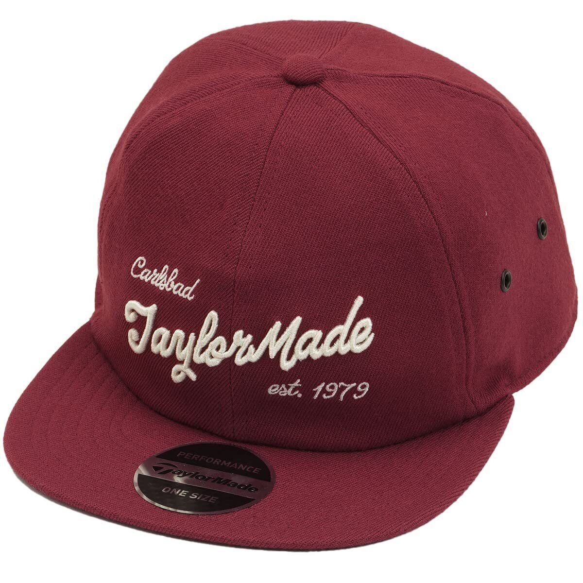 TaylorMade Men's Flat Bill Vintage Low Crown Adjustable Hat Cap | eBay