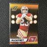 CHRISTIAN McCAFFREY 2023 PANINI ZENITH FOOTBALL #89 SAN FRANCISCO 49'ers