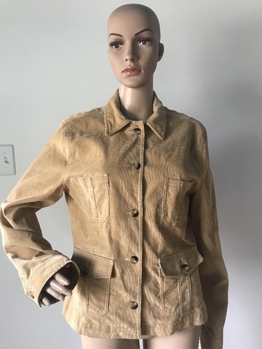 Gator Of Florida Tan 100% Cotton Corduroy Lightweight Jacket Washable Size 8 / M - Bild 6 von 11