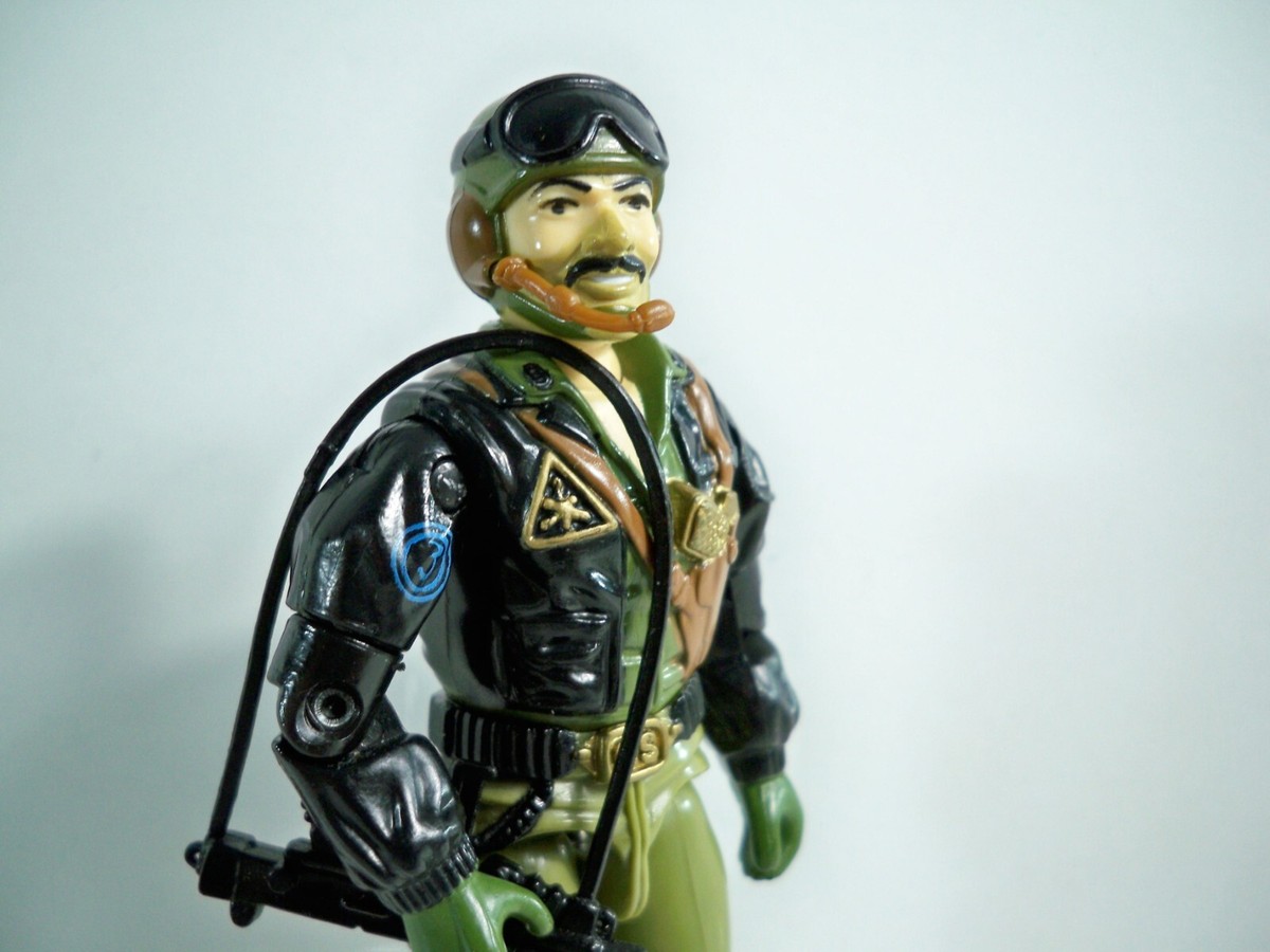 GIJOE フィギュア K23i00147 HEAVY METAL W/ ORIGINAL MIC & FILE CARD 1985 GI JOE