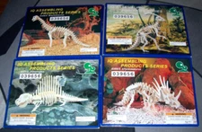 IQ Assembling Products Series 3D Wood Model Puzzle Dinosaurs ~ Pick One