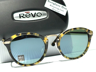 NEW Revo QUINN S85 Gold Tortoise POLARIZED Graphite Lens  display picture 2