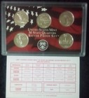 SILVER 2007-S PROOF QUARTERS SET, .904 oz. ASW (Actual Silver Weight) — photo 3