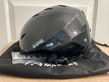 OutdoorMaster Kelvin Ski Snowboard Helmet Black Carbon Fiber Design Men Women S