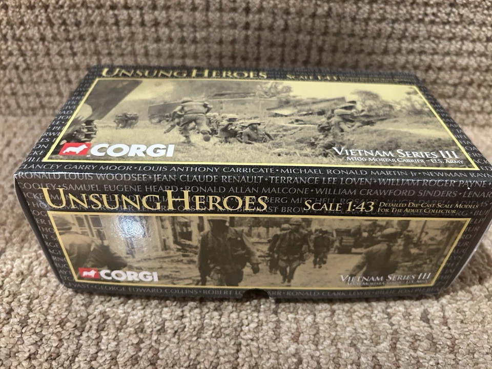 Corgi 1:50 M106 Mortar Carrier/Armored Personnel Carrier Vietnam 1965 No US51102 - Image 4 of 4