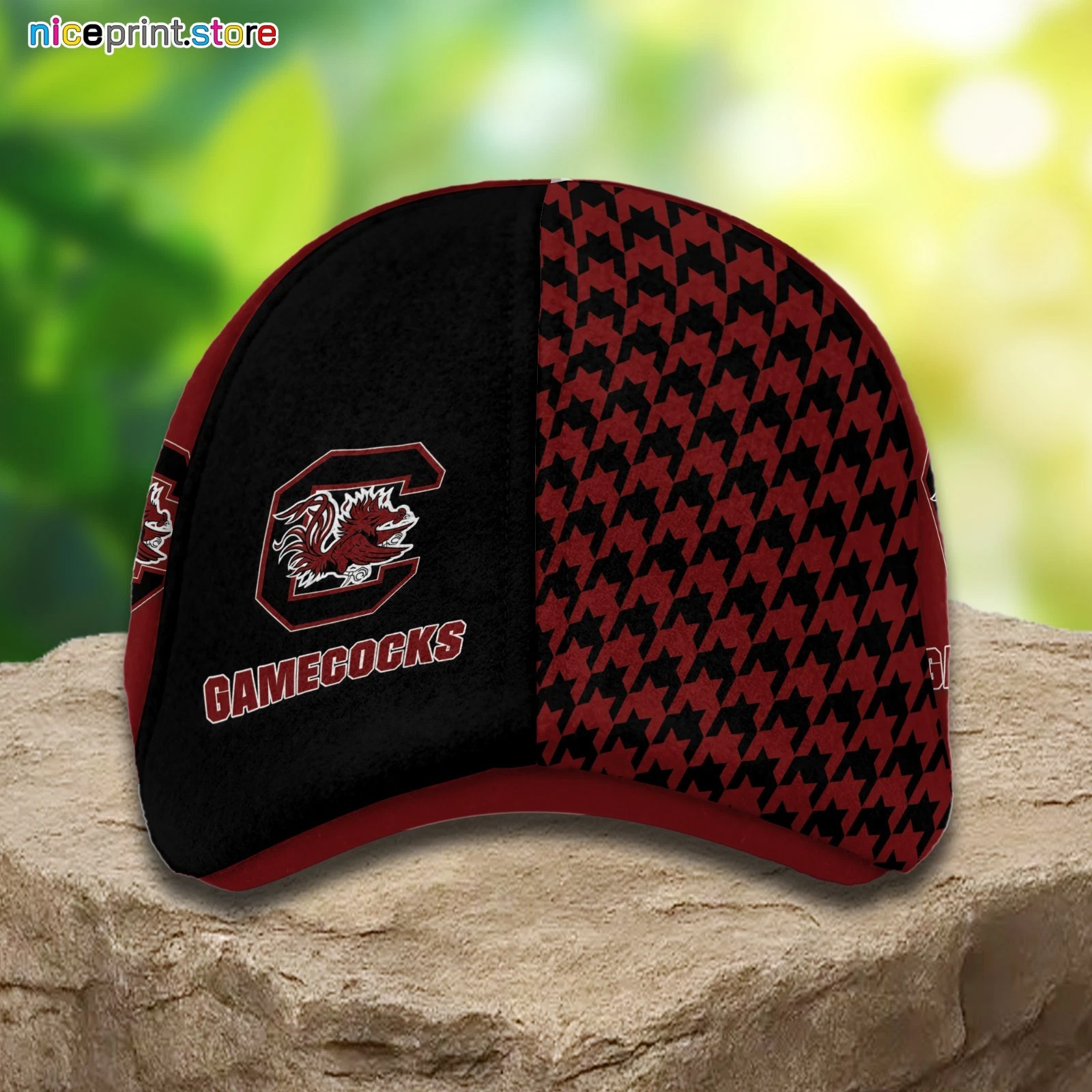 South Carolina Team Gamecocks Ivy Cap Gamecocks 6 Panel Hat  Flat Cap
