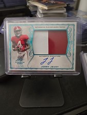 2020 Leaf Trinity - Patch Auto Jerry Jeudy #PA-JJ1 Platinum Foil /50 (AU,...