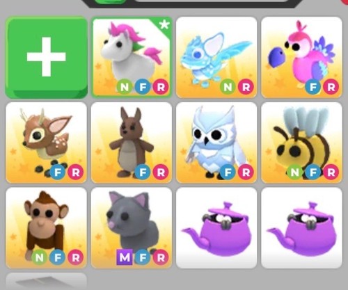 Adopt me bundle multiple houses multiple neon fly ride pets and some ...