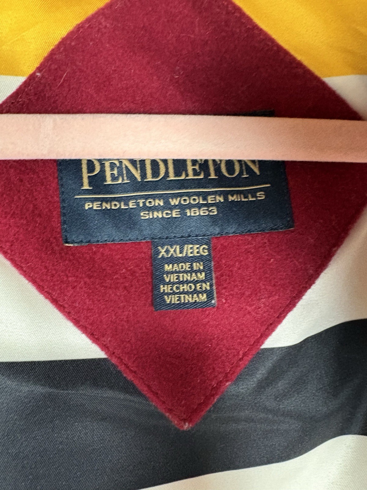 Pendleton Women's Red Wool Toggle Coat W/ Hood Si… - image 3