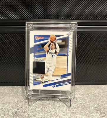 Luka Dončić Jersey Fusion Game Used Patch Mavericks NBA   In Case