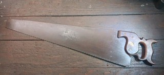 Rare Constantine Bros English Hand Saw Split Nut Sheffield Crown Square Nib 1850