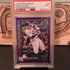 2025 Topps Update Series - Aaron Judge Legends Unite #US86 Purple Foil/250 PSA 9