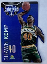 2014 Panini Totally Certified: Shawn Kemp #135 Mirror Platinum Blue Die-Cut /74