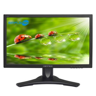 Hanns.G 21,5'' Full HD Monitor LCD 22'' 16:9 DVI VGA Audio Bildschirm Computer PC