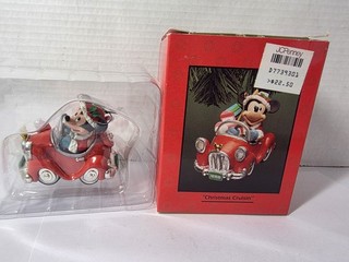 Vintage Enesco Mickey Mouse Cruisin Ornament