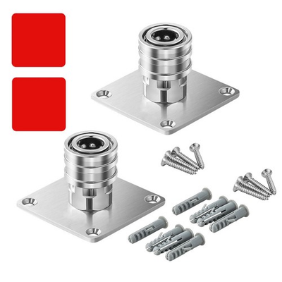 #ad 2 Set Pressure Washer Sprayer Wall Mount Rack For Effortless Installation $18.04