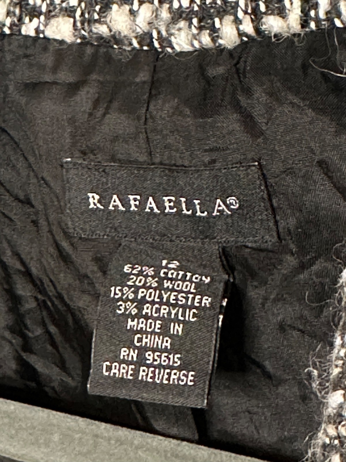 Rafaella Wool Blend Button-Down Blazer Women's SZ… - image 5