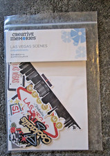 Creative Memories LAS VEGAS SCENES Embellishments 9 die cuts - 2024 New