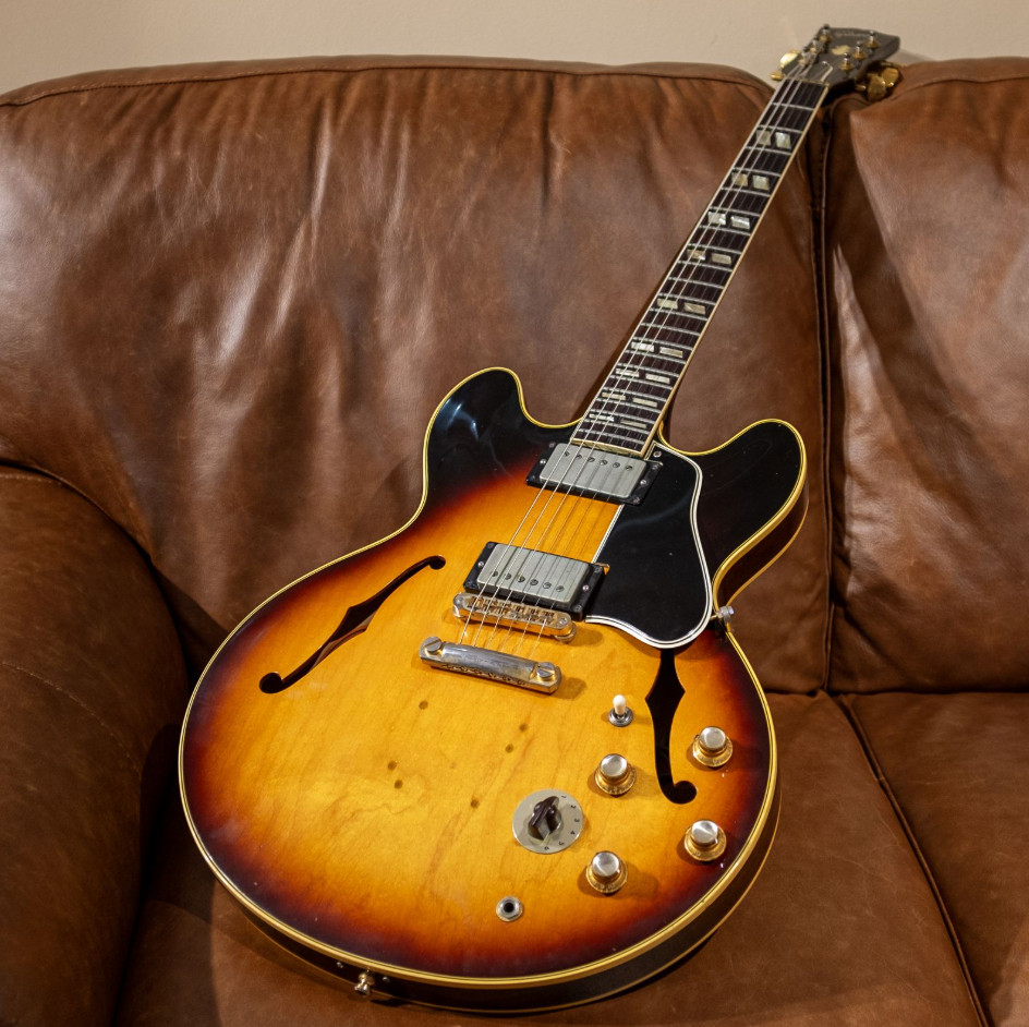 1964 Gibson ES-345 Sunburst Vintage Semi-Hollow Electric Guitar Original Classic