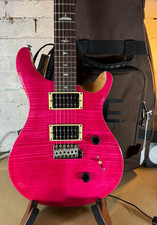 PRS SE Custom 24 Electric Guitar in Bonnie Pink, Gig Bag included