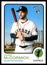 Chas McCormick 2022 Topps Heritage #182 Astros MLB READ FREE SHIP AutographDen