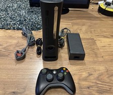 Xbox 360 Elite 120GB Black Console with official controller 2009 (JASPER)