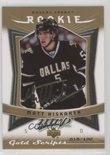 2007-08 Upper Deck MVP Rookie Gold Scripts 15/100 Matt Niskanen #372 0a1