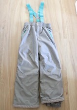Gerry Snow Pants Girls Medium 10/12 Gray Overalls Insulated Ski Snowboard Youth