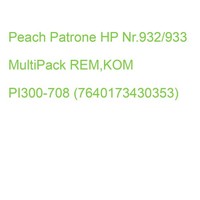 Peach Patrone Hp Nr.932/933 Multipack Rem,Kom PI300-708 (7640173430353)
