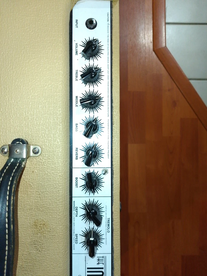 Combo Tolex Carr Imperial 2x12 usado con cubierta acolchada  Foto 3 de 4