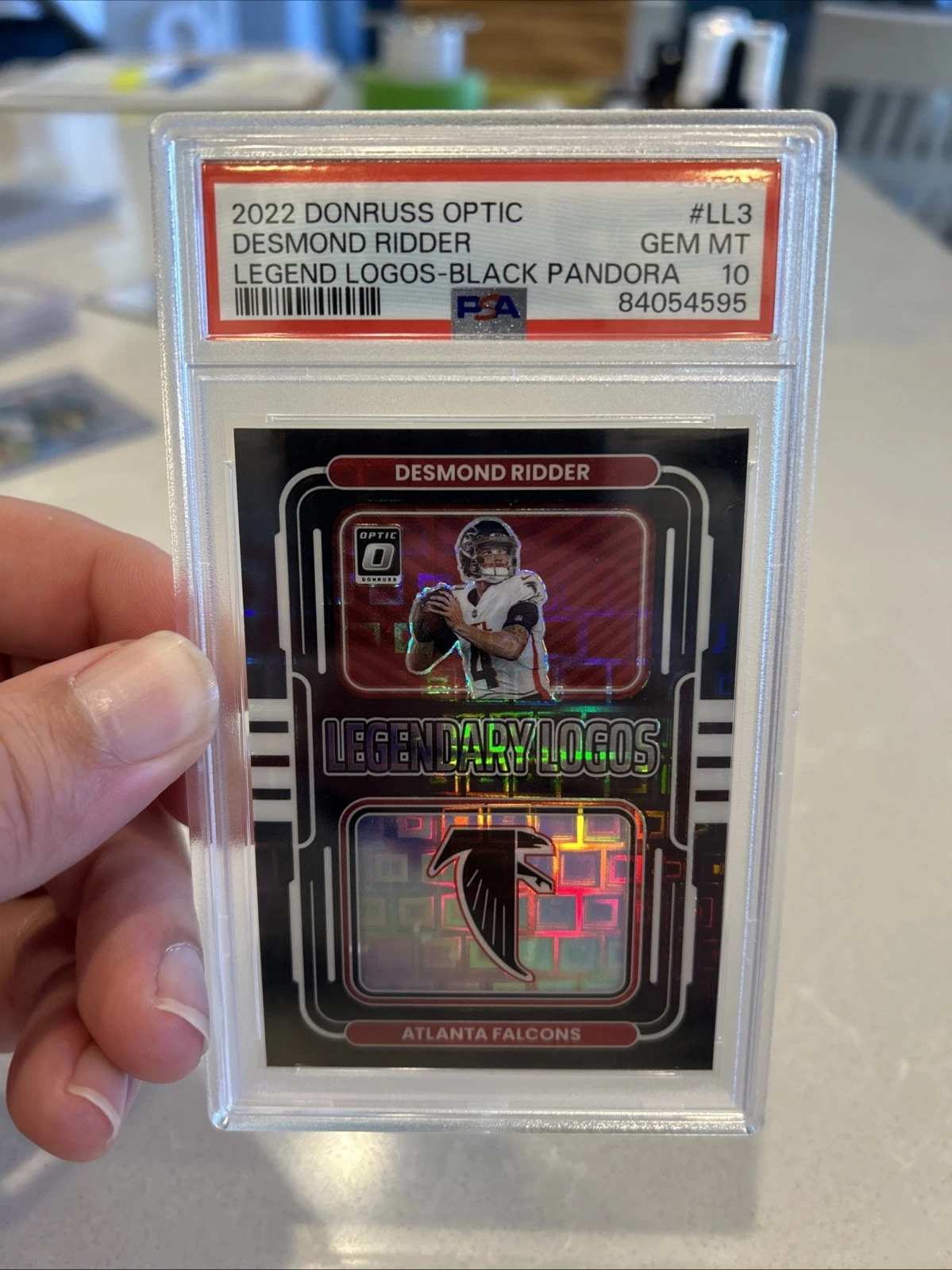 Desmond Ridder Panini Donruss Optic Legendary Logos #LL3 Black Pandora