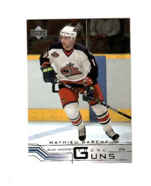 2001 UPPER DECK Mathieu Darche #187