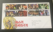 GB 2023 Iron Maiden Pmk. FDCover collect as used post face £15 I use postage 19