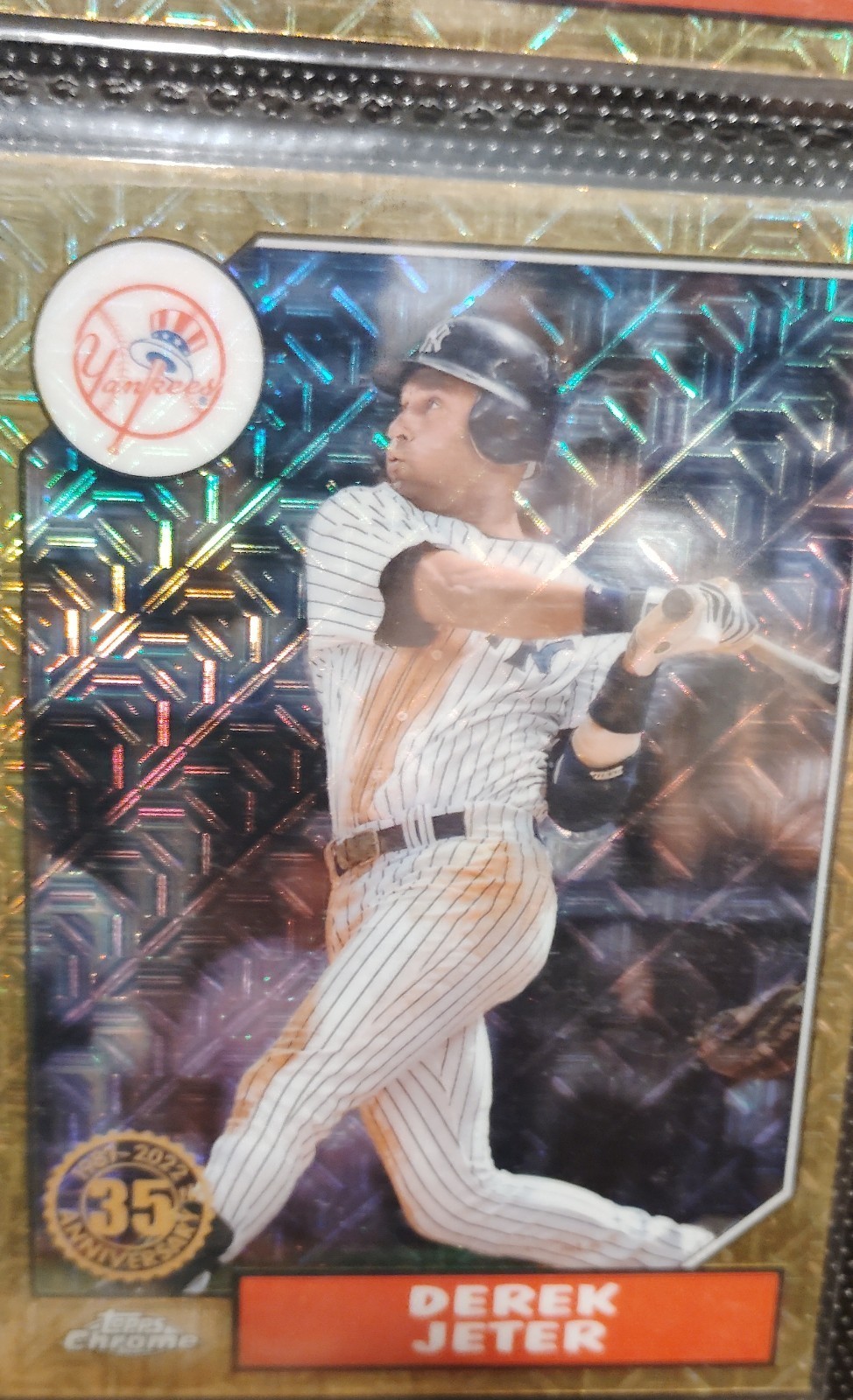 2022 Topps - 1987 Topps Chrome Silver Pack Series 2 Mojo Derek Jeter #T87C2-64