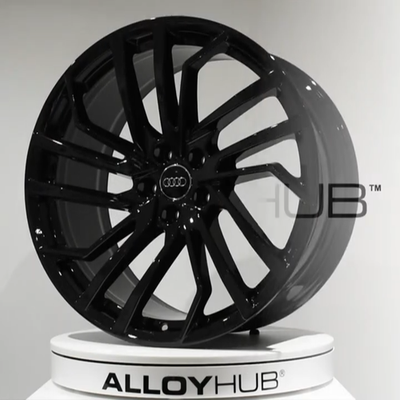 ペペロンチーノ★アウディ★純正ホイール★20インチ★BLACK GENUINE AUDI RS4 RS5 8W EVOLUTION EVO SPOKE 20