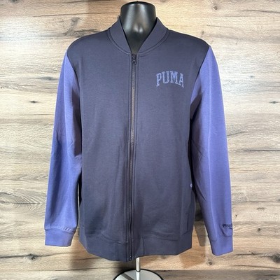 PUMA Men's Soft Classic Full Zip Bomber Jacket Size Large New With Tags